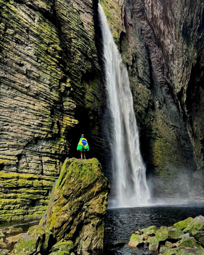 Cachoeira da Fumacinha, na Chapada Diamantina