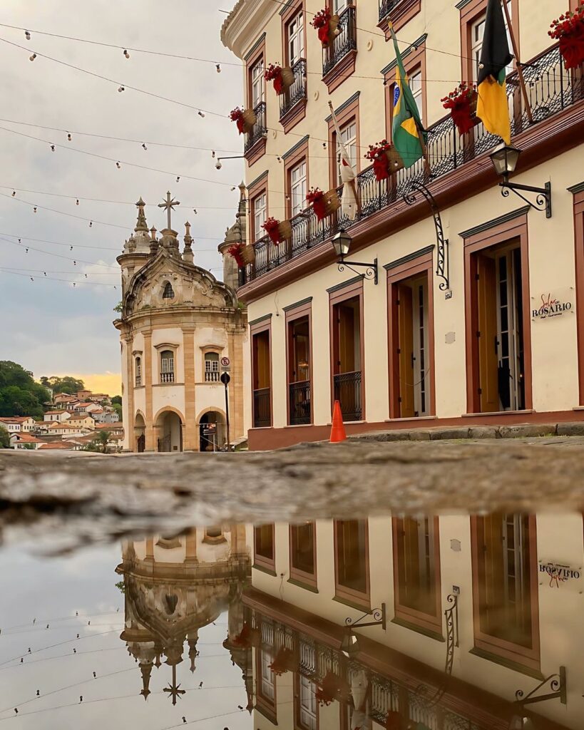 Foto tirada de um Museu em Ouro Preto MG