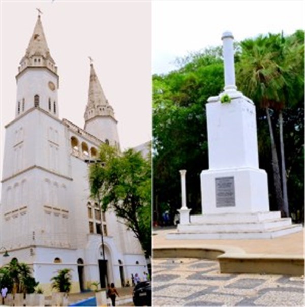 Praça da Bandeira e Igreja da Matriz