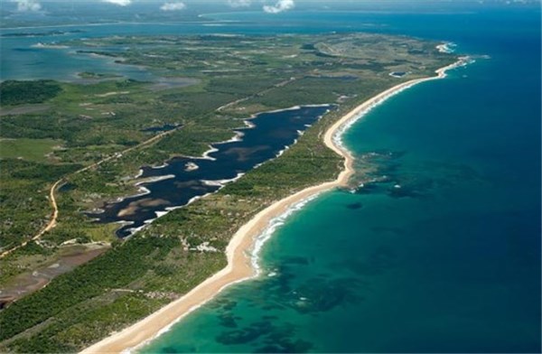 Praia e Lagoa Cassange - Península de Maraú